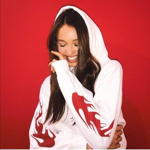 Brandy Melville Flame hoodie🔥